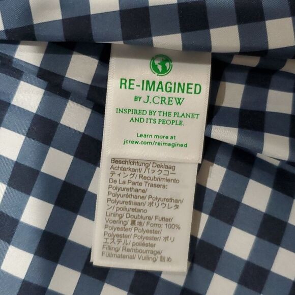 J. Crew Quilted Puffer Vest in Navy Blue Size S - Picture 9 of 10